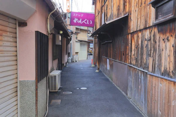 Nakagyo Ward de Shijo Omiya en kyoto — Foto de Stock