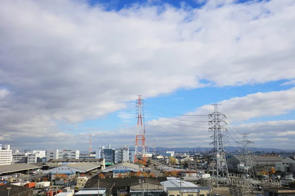 A city scape of the osaka coast — Stock Photo, Image