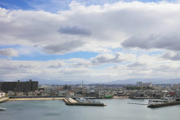 Vista de Hanshin Expressway Osaka Port —  Fotos de Stock