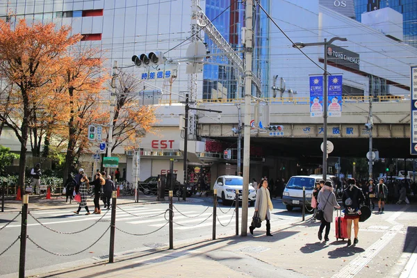 Vista de la calle de Umeda osaka en Japón — Foto de Stock