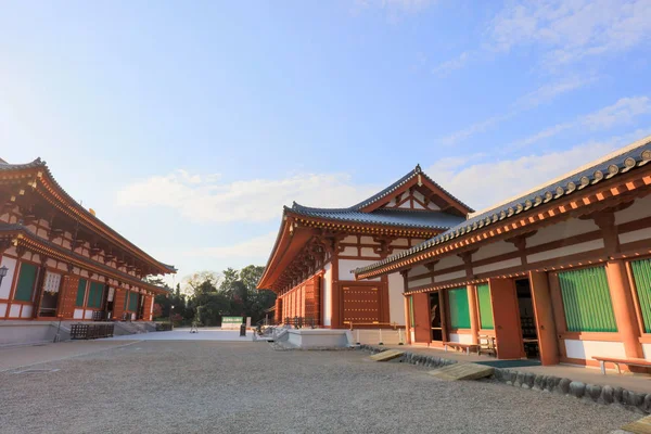 Yakushi ji Templet i Nara, UNESCO World Heritage site - Stock-foto