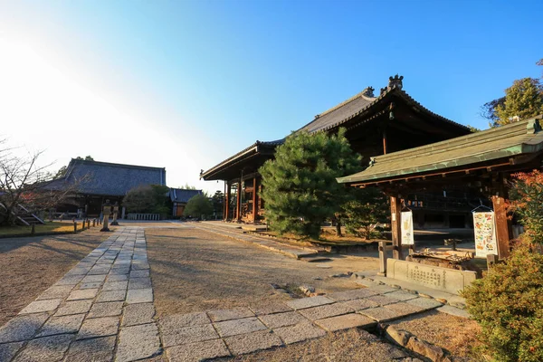 Şehir nara Japonya Saidai ji Tapınağı, — Stok fotoğraf
