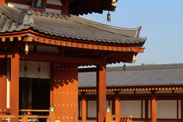 Um telhado do Genjo Sanzoin Garan de Yakushi ji — Fotografia de Stock