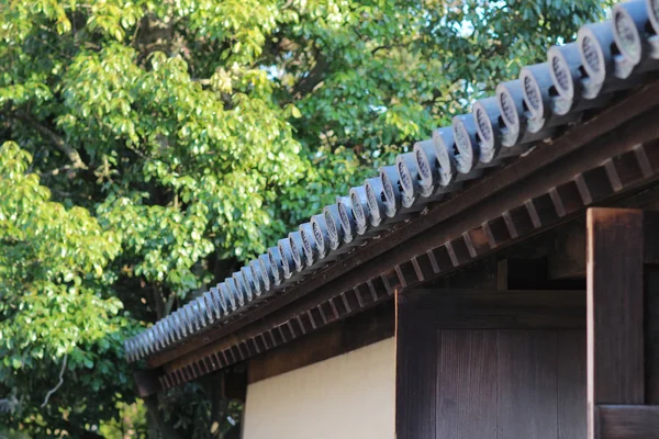 Кінець черепиця малюнку Horyu-ji Temple в стародавнього міста Нара — стокове фото