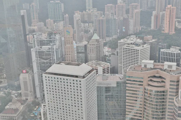 Central est le quartier central des affaires de hk — Photo