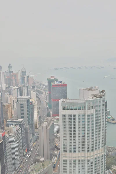 セントラルは香港で中央ビジネス地区です。 — ストック写真