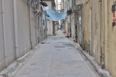 Boş arka sokakta mong kok hk