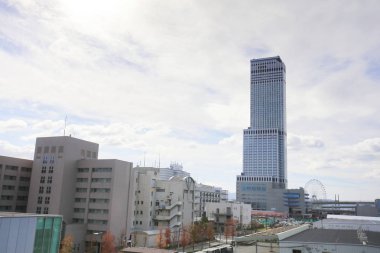 Hanshin Otoyolu manzarası Izumisano Osaka 