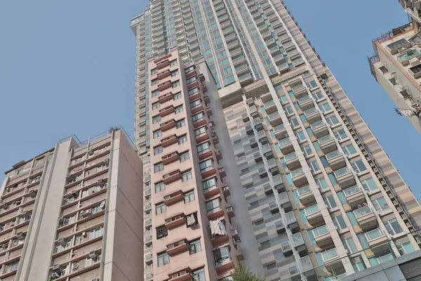 En lyx lägenhet byggnad på Tai Kok Tsui — Stockfoto