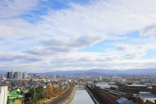 Weergave van de Hanshin-autosnelweg Kishiwada Osaka — Stockfoto