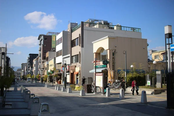 一日の時間で奈良の街の景色 — ストック写真