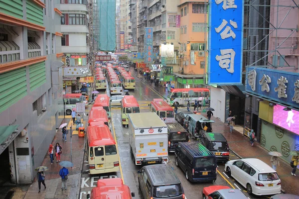 Calle en el centro de Hong Kong, China —  Fotos de Stock