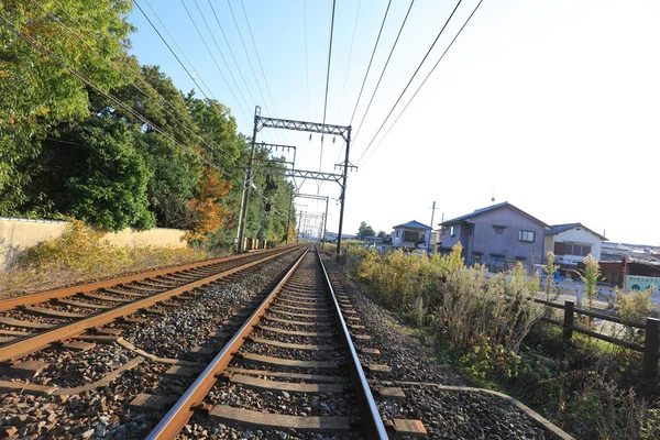 Il trasporto principale del sistema ferroviario nara — Foto Stock