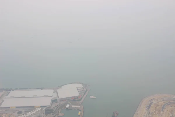 チェクラップコク空港、香港の高さ表示 — ストック写真