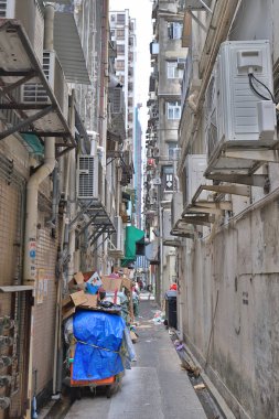 Sham Shui Po dar sokak şekilde