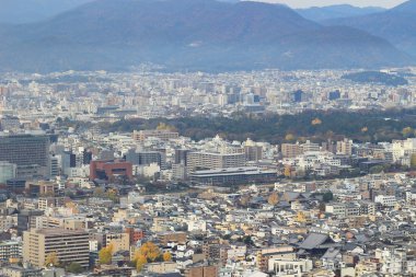 bir Seiryuden Japon eski tapınak görünümünü Kyoto