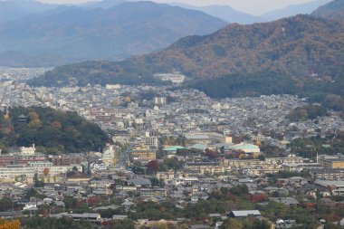 bir Seiryuden Japon eski tapınak görünümünü Kyoto