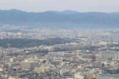 bir Seiryuden Japon eski tapınak görünümünü Kyoto