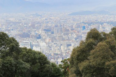bir Seiryuden Japon eski tapınak görünümünü Kyoto