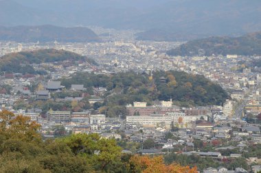 bir Seiryuden Japon eski tapınak görünümünü Kyoto