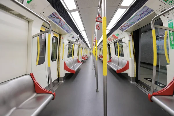 Un métro vide à Hong Kong — Photo