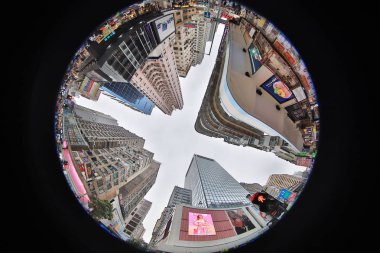 Mong Kok yeni multi hikaye binalar, dükkanlar ile