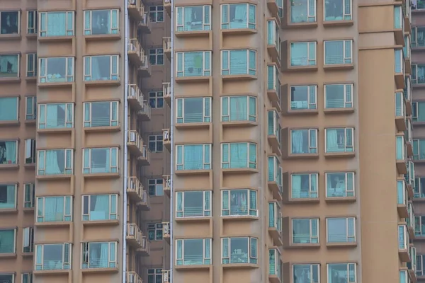 Immeuble résidentiel hong kong de jour — Photo