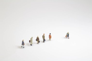 kalkış için bekleyen Bagaj ile seyahat rakamlar 