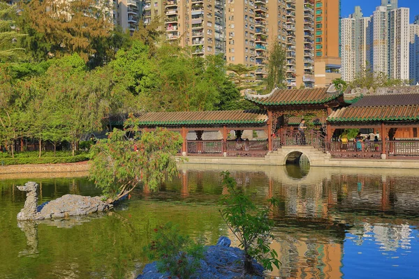 Jardim Lingnan em Hong Kong — Fotografia de Stock