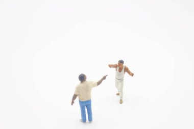 karate kung-fu kick kullanarak mücadele bir rakam.