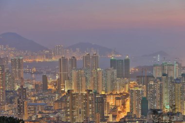 Beacon hill Hong Kong'dan Kowloon Yarımadası