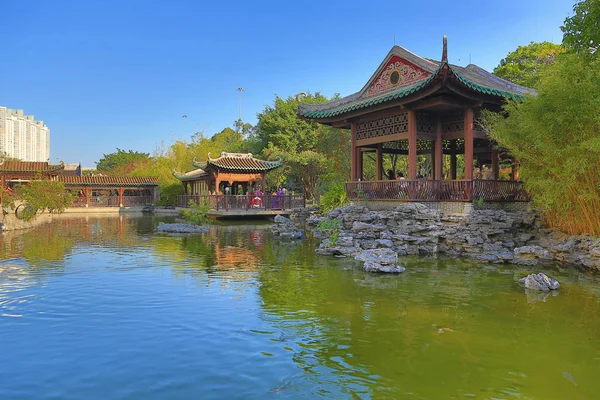 Lingnan trädgård på hong kong — Stockfoto