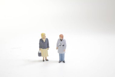 feamale mini bir rakam stand gemide