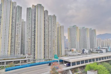 kowloon yan bir halk evinde Hong Kong