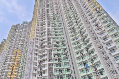 kowloon yan bir halk evinde Hong Kong