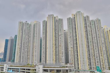 kowloon yan bir halk evinde Hong Kong