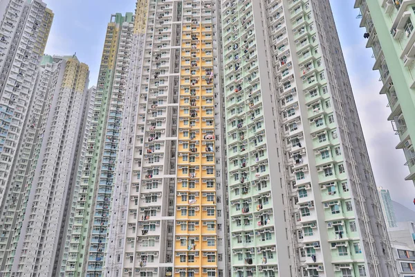 Uma casa pública em Hong Kong no lado kowloon — Fotografia de Stock