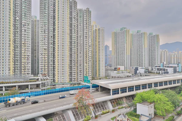 Kowloon yan bir halk evinde Hong Kong — Stok fotoğraf