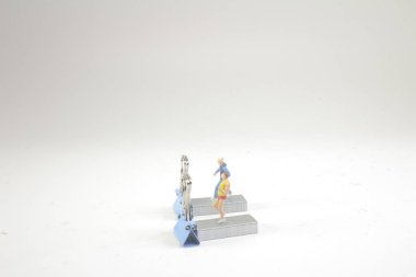 spor salonunda makinesinde küçük rakam 