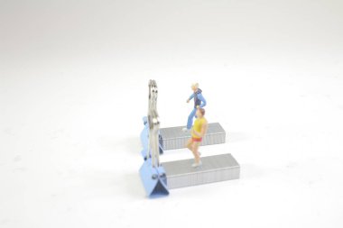 spor salonunda makinesinde küçük rakam 