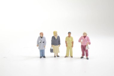 feamale mini bir rakam stand gemide