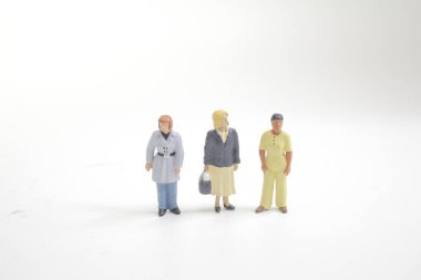 feamale mini bir rakam stand gemide