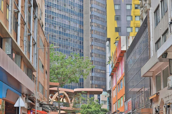 Het uitzicht op de stad van Causeway Bay hk — Stockfoto