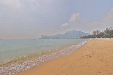 Castle Peak Bay kafeterya plaj manzarası