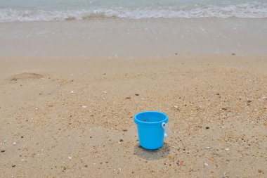 Golden Beach deki Tuen Mun güneşli bir gün.