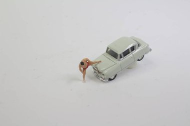 eğlenceli bir Sumo güreşçisi figürü