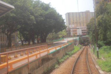 LRT treninin hafif raylı transit.