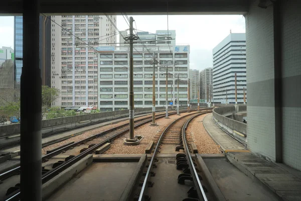 Hong Kong MTR Light Rail. Туэньмунь — стоковое фото