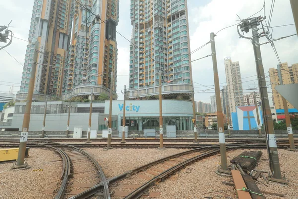 Hong Kong MTR Light Rail. Distretto di Tuen Mun — Foto Stock
