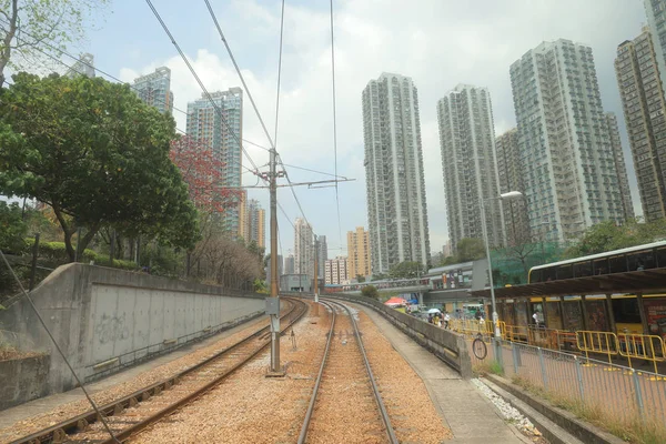 Nuovi territori ad ovest, nel distretto di Tuen Mun — Foto Stock